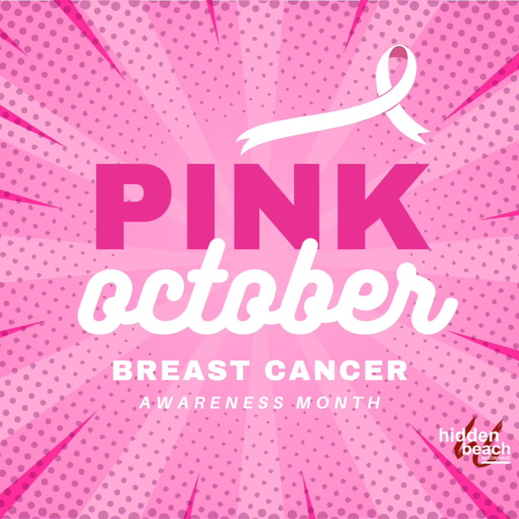 Featured image for Hidden Beach Recordings's Breast Cancer Awareness Month blog post